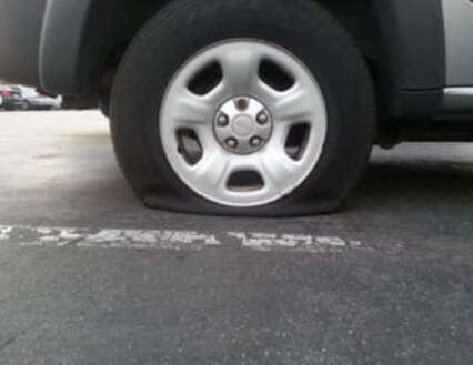 Flat Tire in Washington, DC